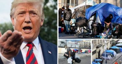 Donald Trump calls on big cities to solve the homeless problem