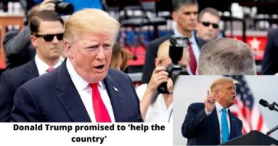 Donald Trump promised to 'help the country'