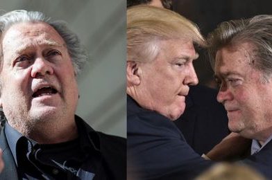 Steve Bannon calls on Trump to 'announce for president' at Mar-a-Lago