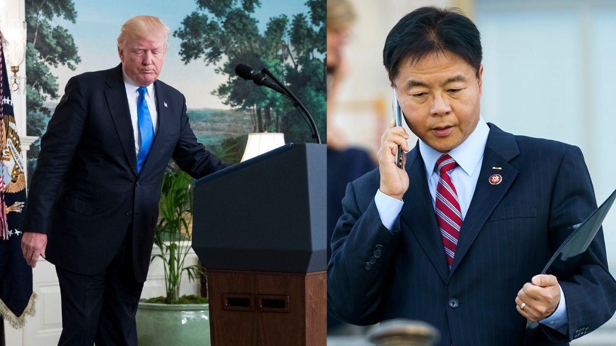 Democrat Ted Lieu Says Donald Trump Was 'Right' About This