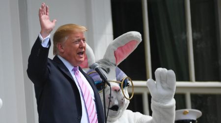 Donald Trump's Shouty Easter Message