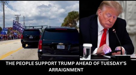 THE PEOPLE SUPPORT TRUMP AHEAD OF TUESDAY’S ARRAIGNMENT