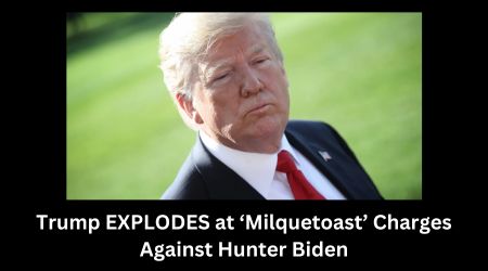 News Trump EXPLODES at ‘Milquetoast’ Charges Against Hunter Biden