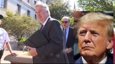 Trump lawyers visit Justice Department