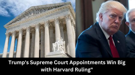 Trump's Supreme Court Appointments Win Big with Harvard Ruling"