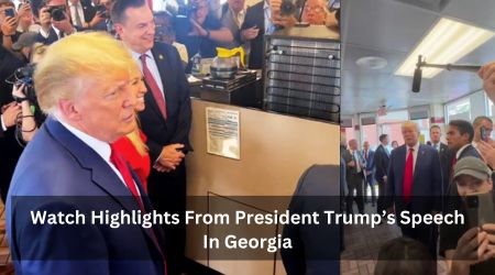 Trump Visits Waffle House In Georgia And Offers To Buy Waffles For Everyone