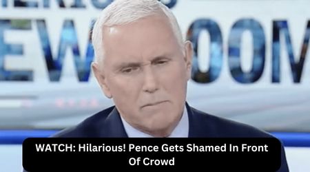 WATCH Hilarious Pence Gets Shamed In Front Of Crowd