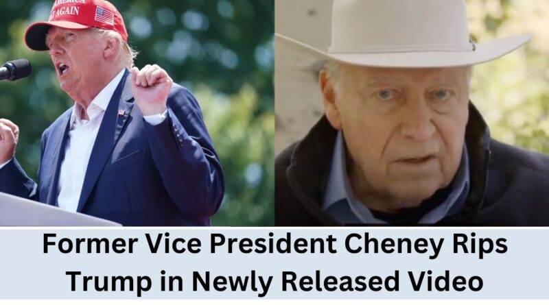 Former Vice President Cheney Rips Trump in Newly Released Video