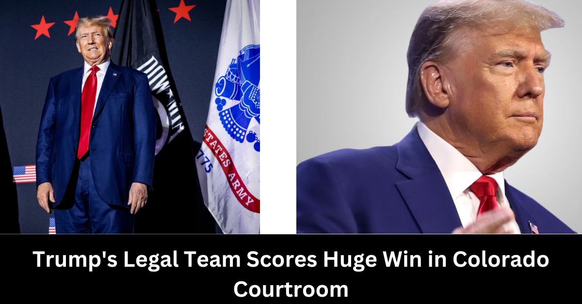 Trumps Legal Team Scores Huge Win in Colorado Courtroom