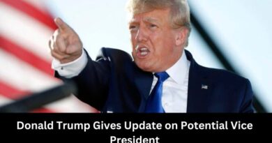 Donald Trump Gives Update on Potential Vice President