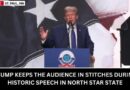 TRUMP KEEPS THE AUDIENCE IN STITCHES DURING HISTORIC SPEECH IN NORTH STAR STATE
